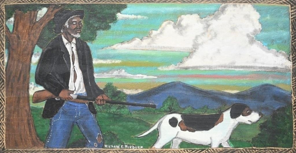 Richard Roebuck.  Man Hunting with Dog (1 of 7)