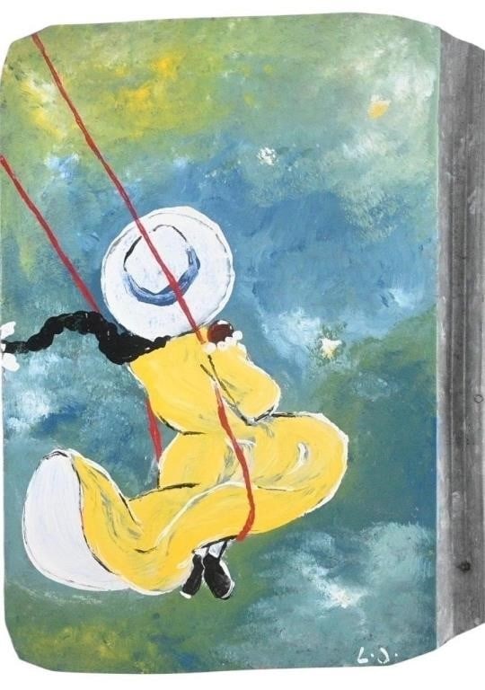 Leonard Jones.  Girl on Swing (1 of 5)