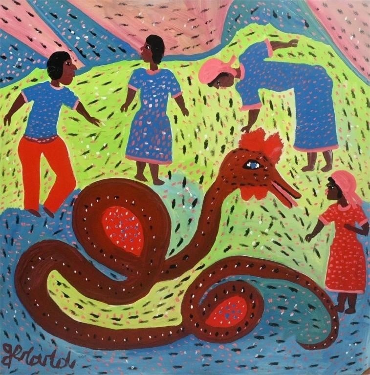 Gerard Fortune.  Snake Rooster (1 of 8)