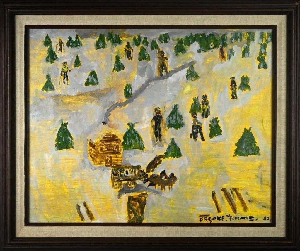 Brooks Yeomans.  The Wintery Snow Skiing (1 of 8)
