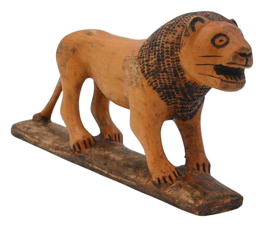 Wood Carved Lion (1 of 8)