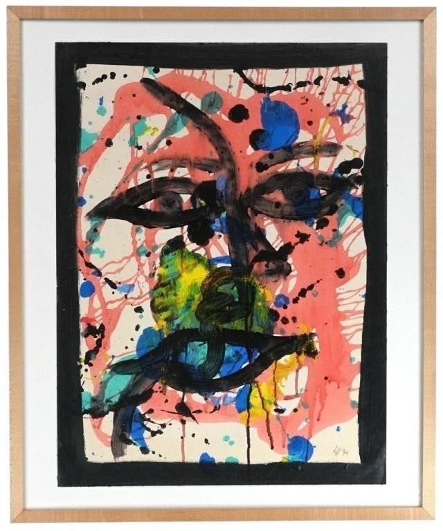 Lonnie Holley.  Abstract Face (1 of 7)