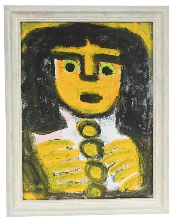 Eddy Mumma.  Yellow Face with Green Eyes (1 of 4)