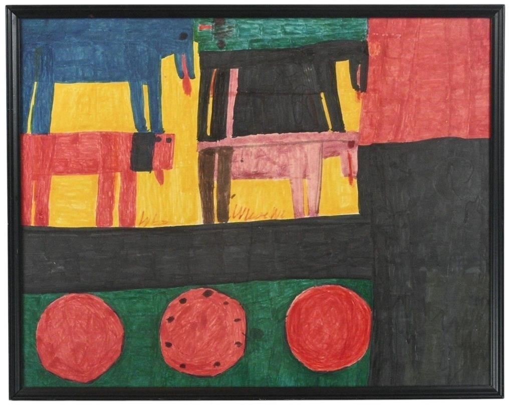 Willie White.  Lion and Horses (1 of 4)