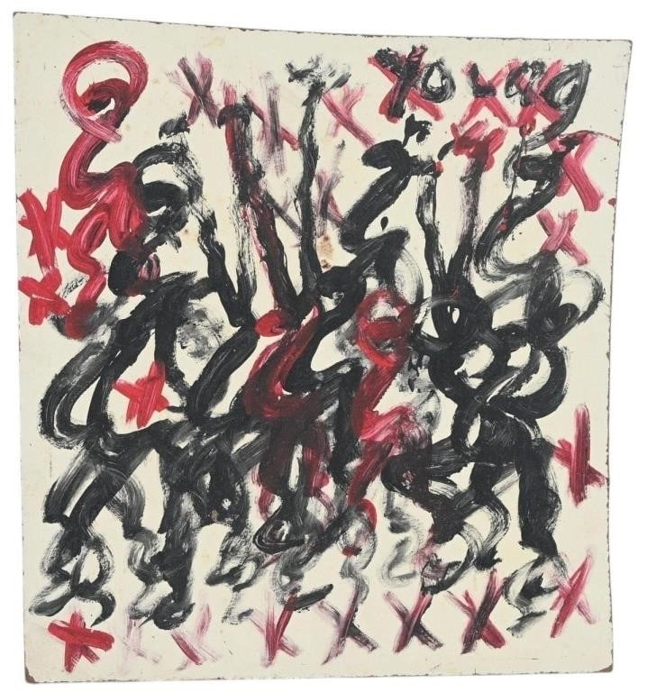 Purvis Young.  Field of Rejection (1 of 4)