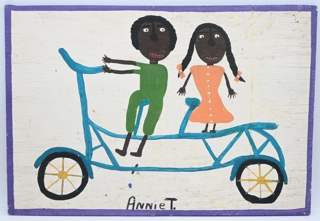 Annie Tolliver.  My Two Children Riding Bicycle (1 of 5)