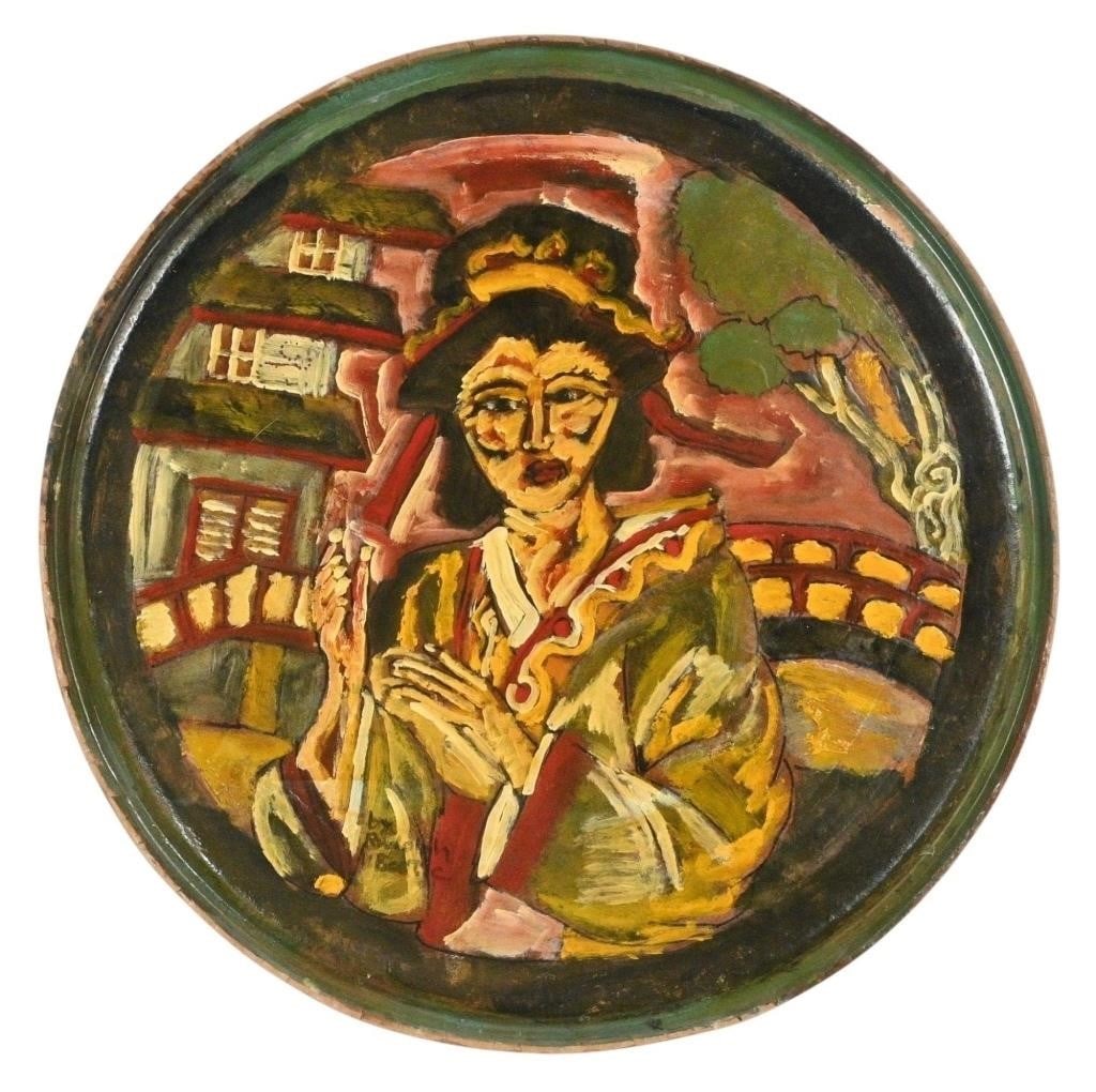 Rudolph Bostic.  Geisha by the Bridge (1 of 5)