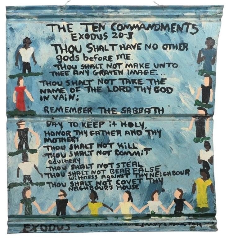 Mary Proctor.  The Ten Commandments (1 of 5)