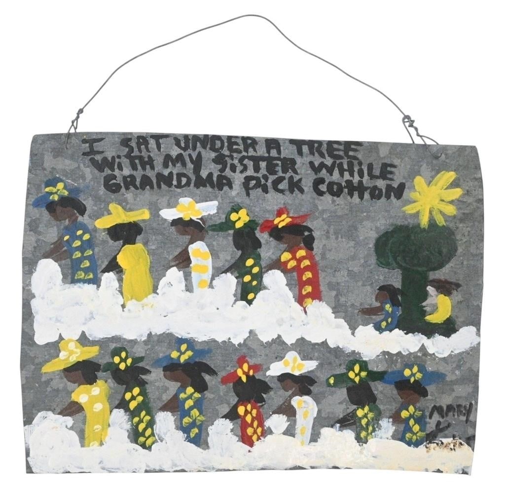 Mary Proctor.  Women Picking Cotton (1 of 4)