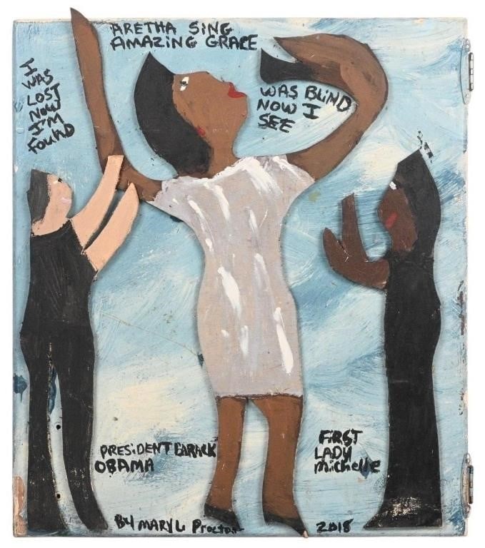 Mary Proctor.  Aretha Sing Amazing Grace (1 of 5)