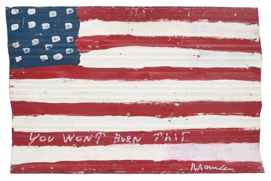 RA Miller.  American Flag (1 of 3)