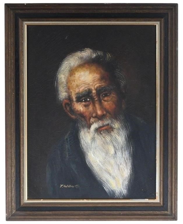 T. Wong.  Old Man with a White Beard (1 of 5)
