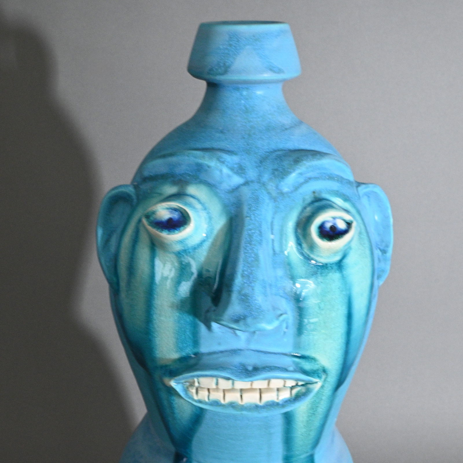 Randy Tobias. 2 Stack Turquoise Colored Totem - 6