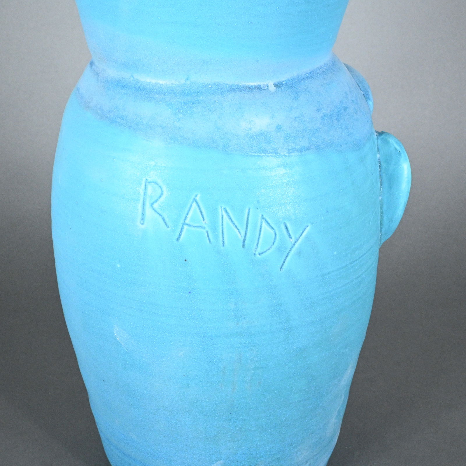 Randy Tobias. 2 Stack Turquoise Colored Totem - 7