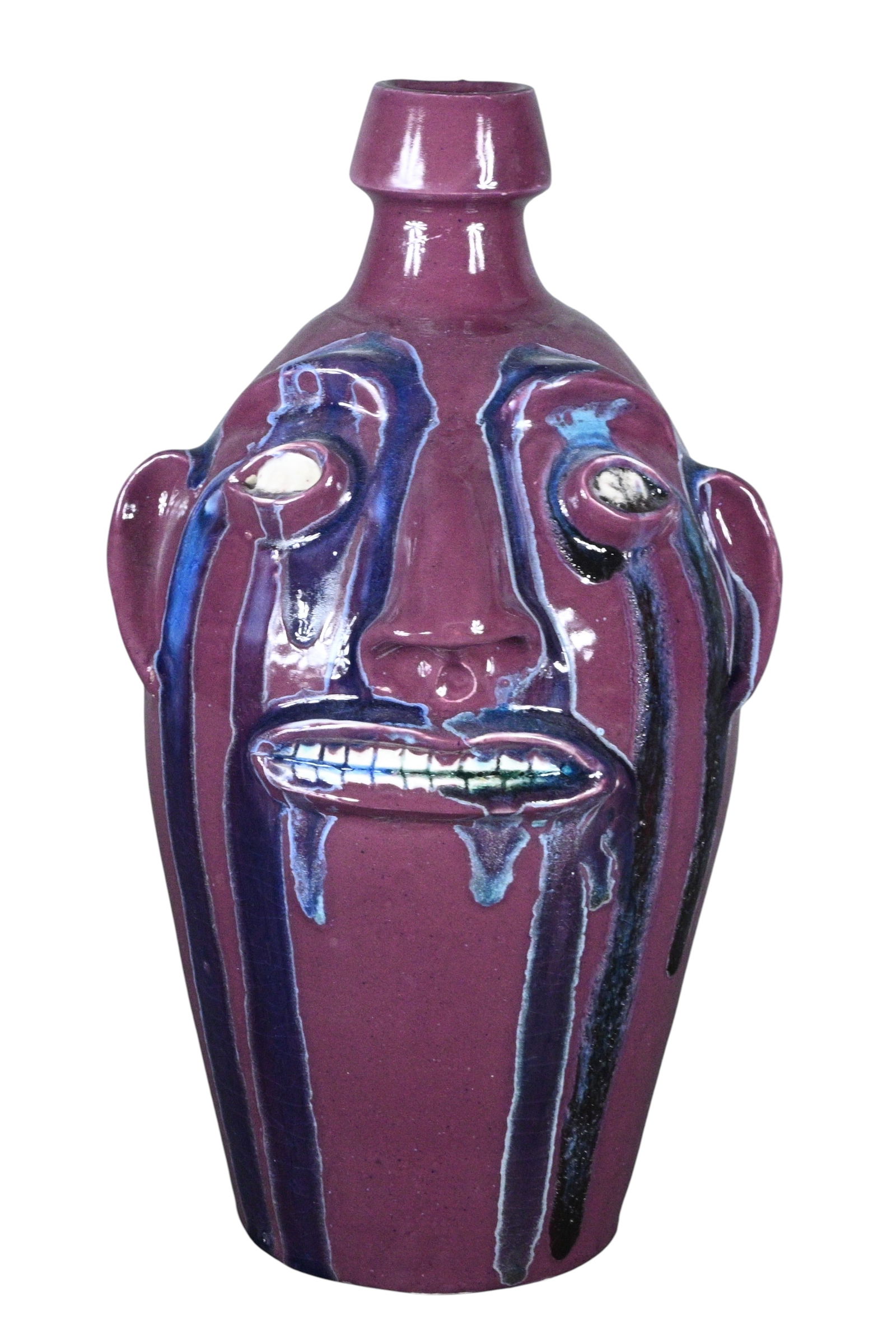 Randy Tobias. Purple Face Jug (1 of 6)