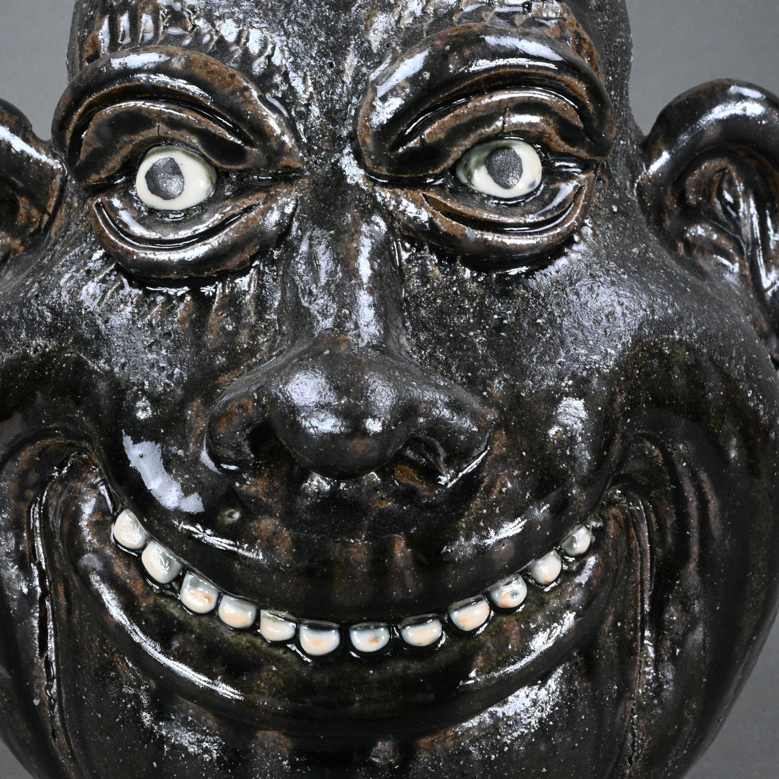 Clete Meaders, Jr. Devil Face Jug - 5