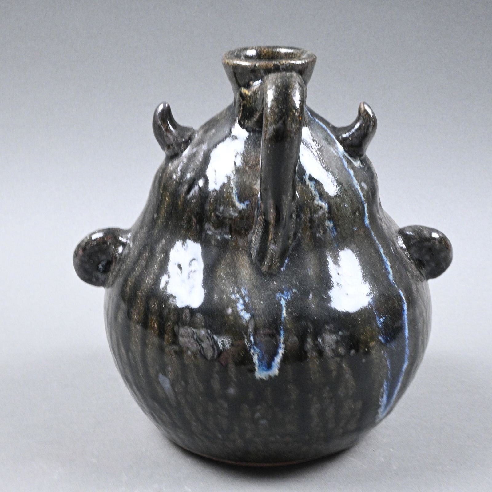 Clete Meaders, Jr. Devil Squatty Face Jug - 3