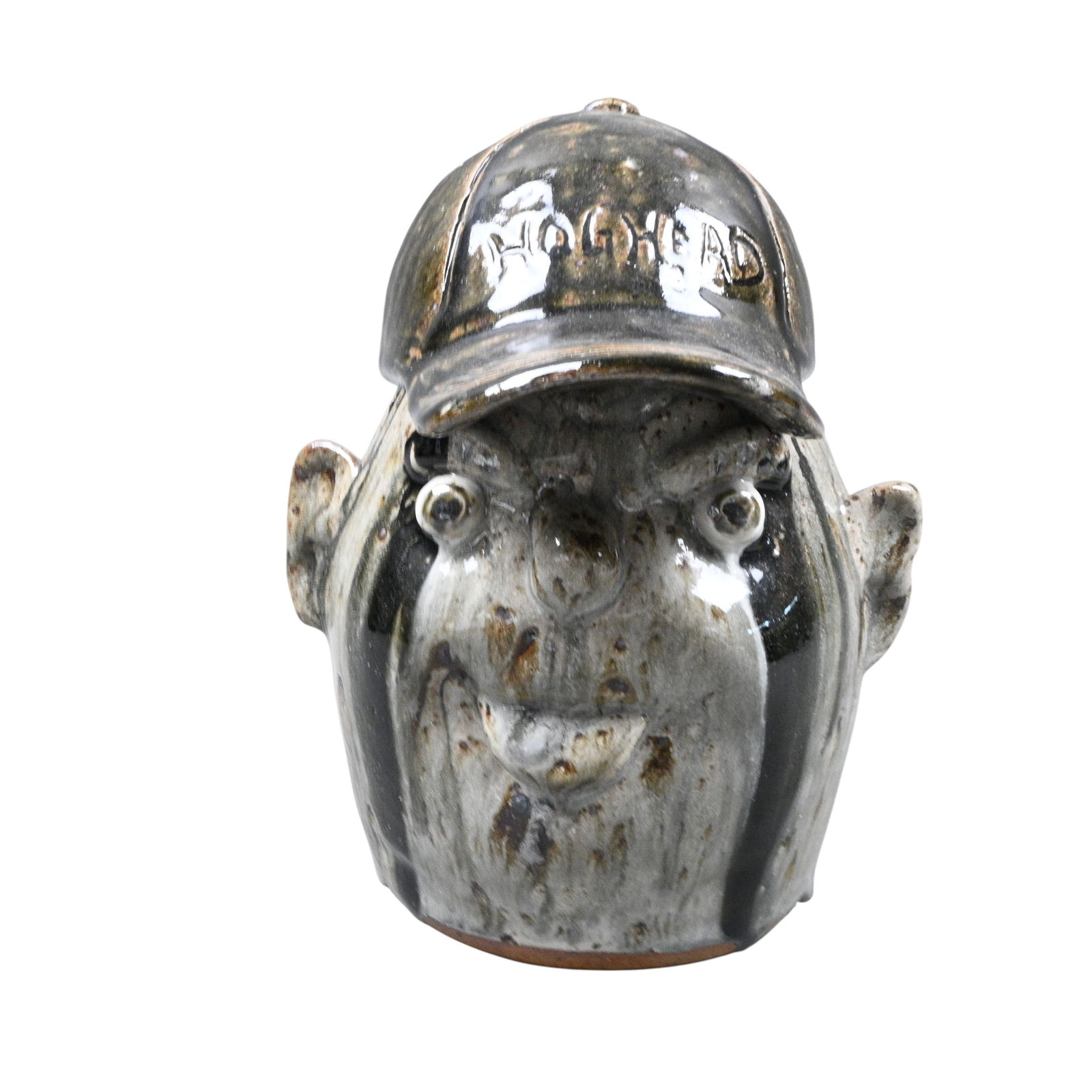 Clete Meaders, Jr. Hog Head: Clete Meaders, Jr. (1921-2003)Hog Head.2000. Signed and Dated. Mint condition. Size: 9" H. Provenance: Private Georgia Collection. Est. $200 - $400. Ship: In-House Shipping Available.