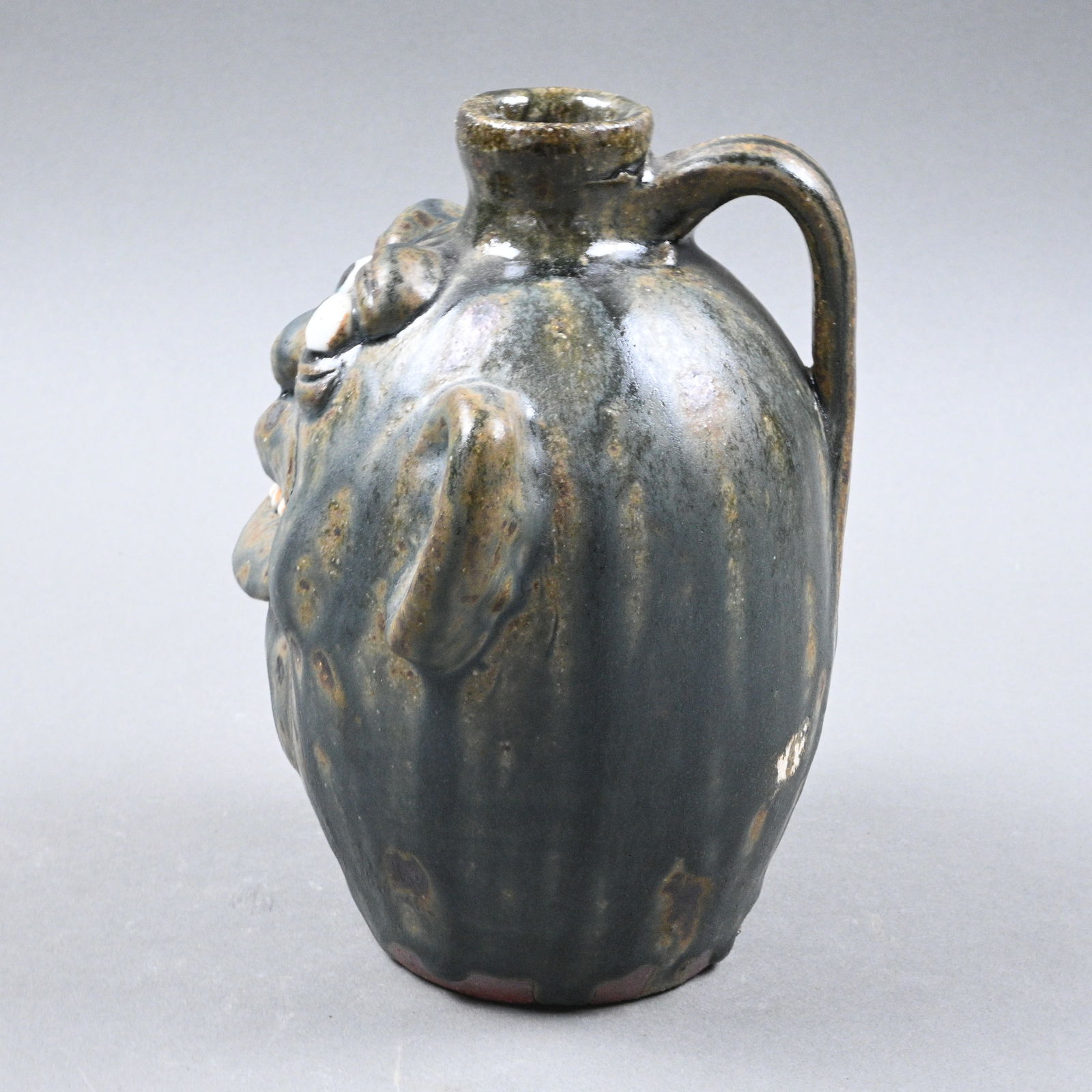 Clete Meaders, Jr. Small Face Jug - 2