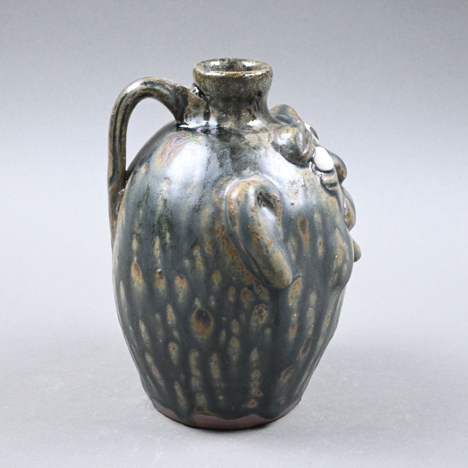 Clete Meaders, Jr. Small Face Jug - 4
