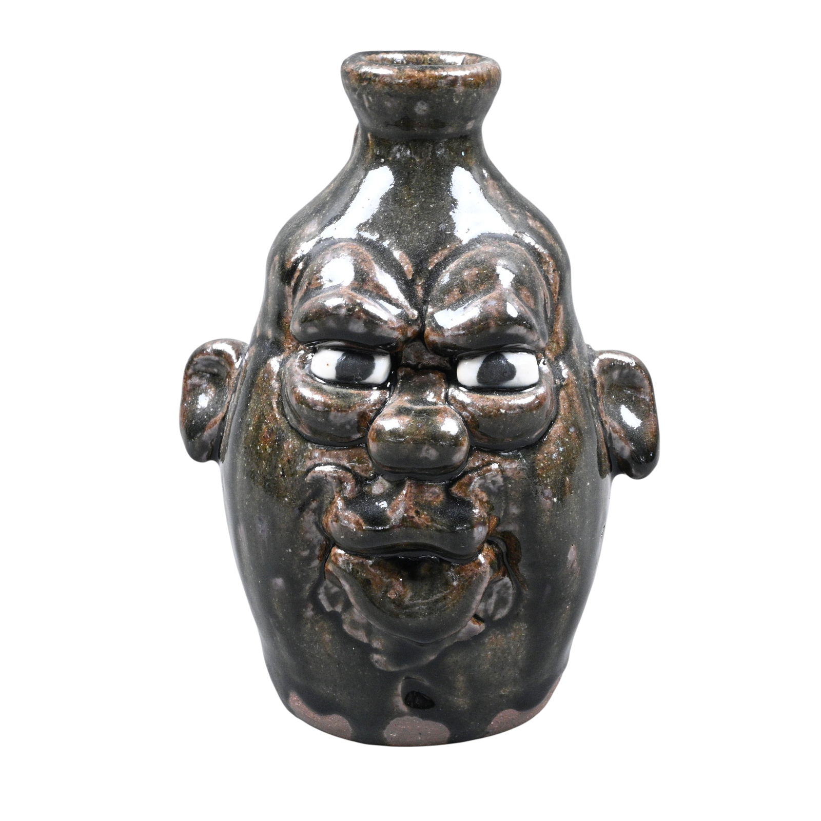 Clete Meaders, Jr. Small Face Jug (1 of 5)