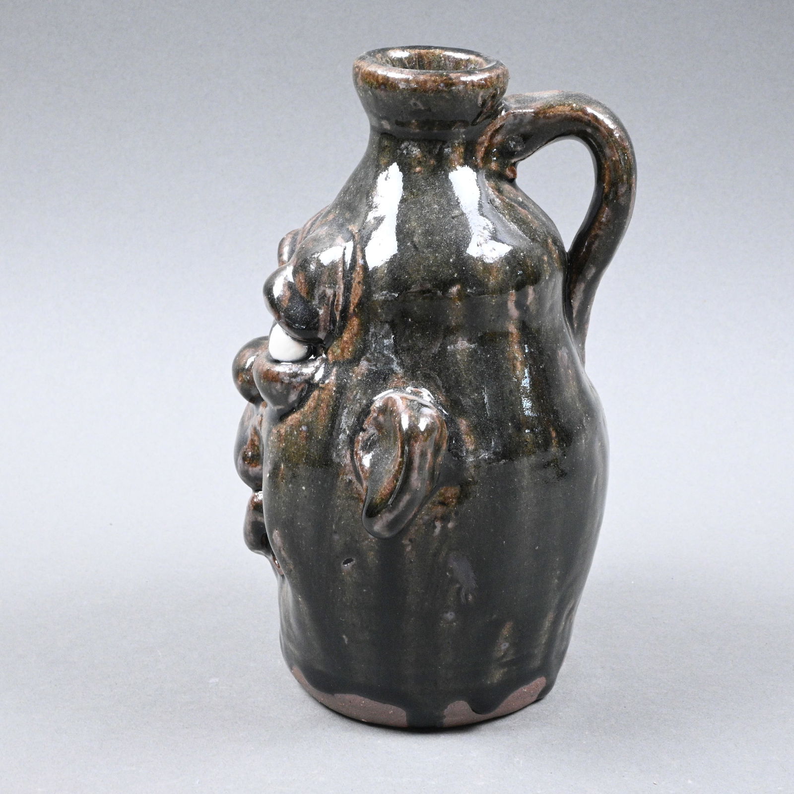 Clete Meaders, Jr. Small Face Jug - 2