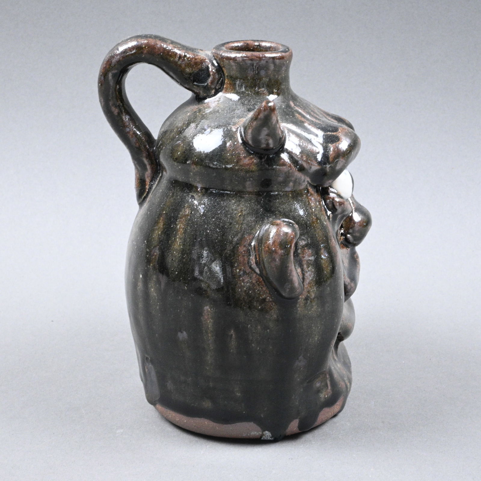 Clete Meaders, Jr. Small Devil Face Jug - 4