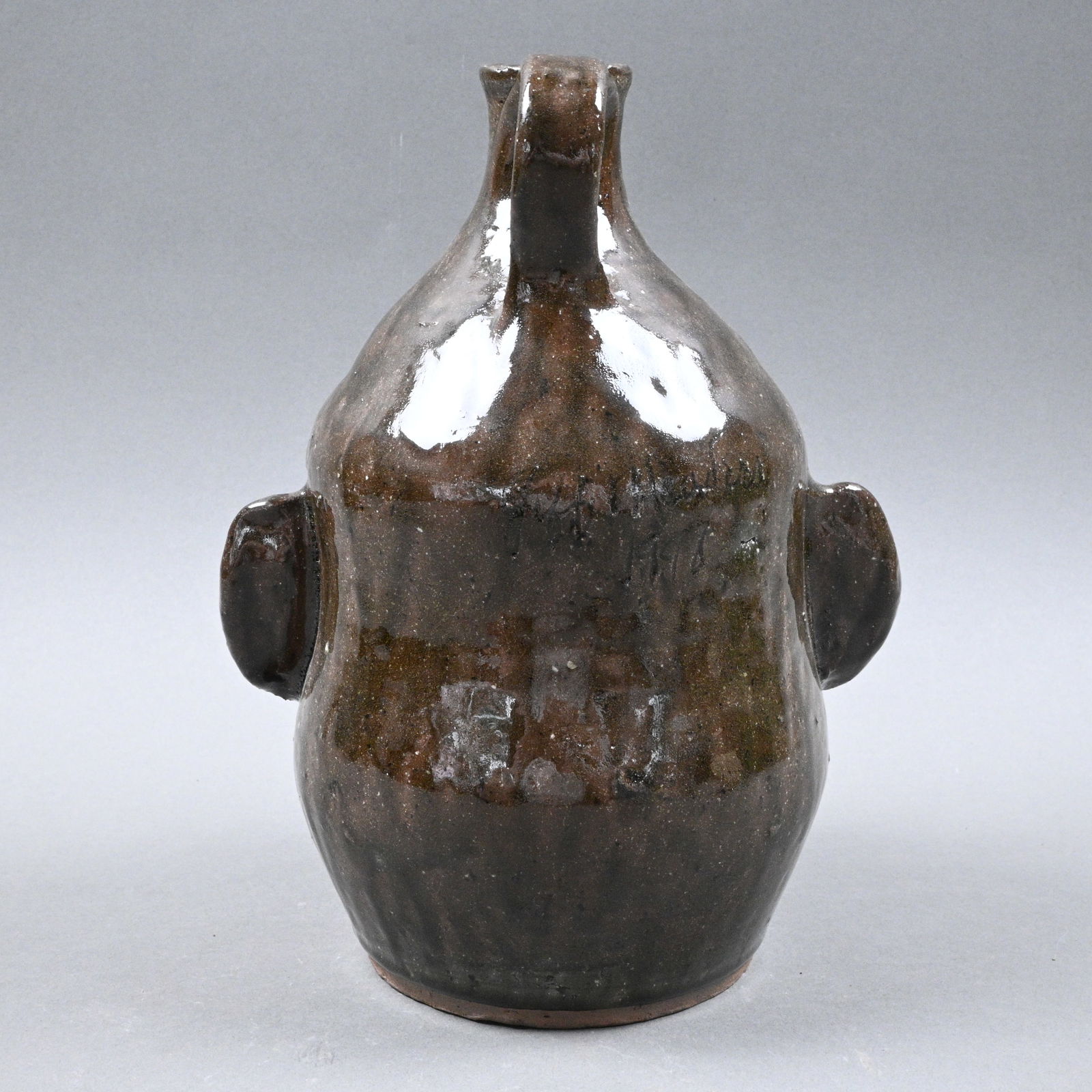 Jeff Meaders. Smiling Face Jug - 3