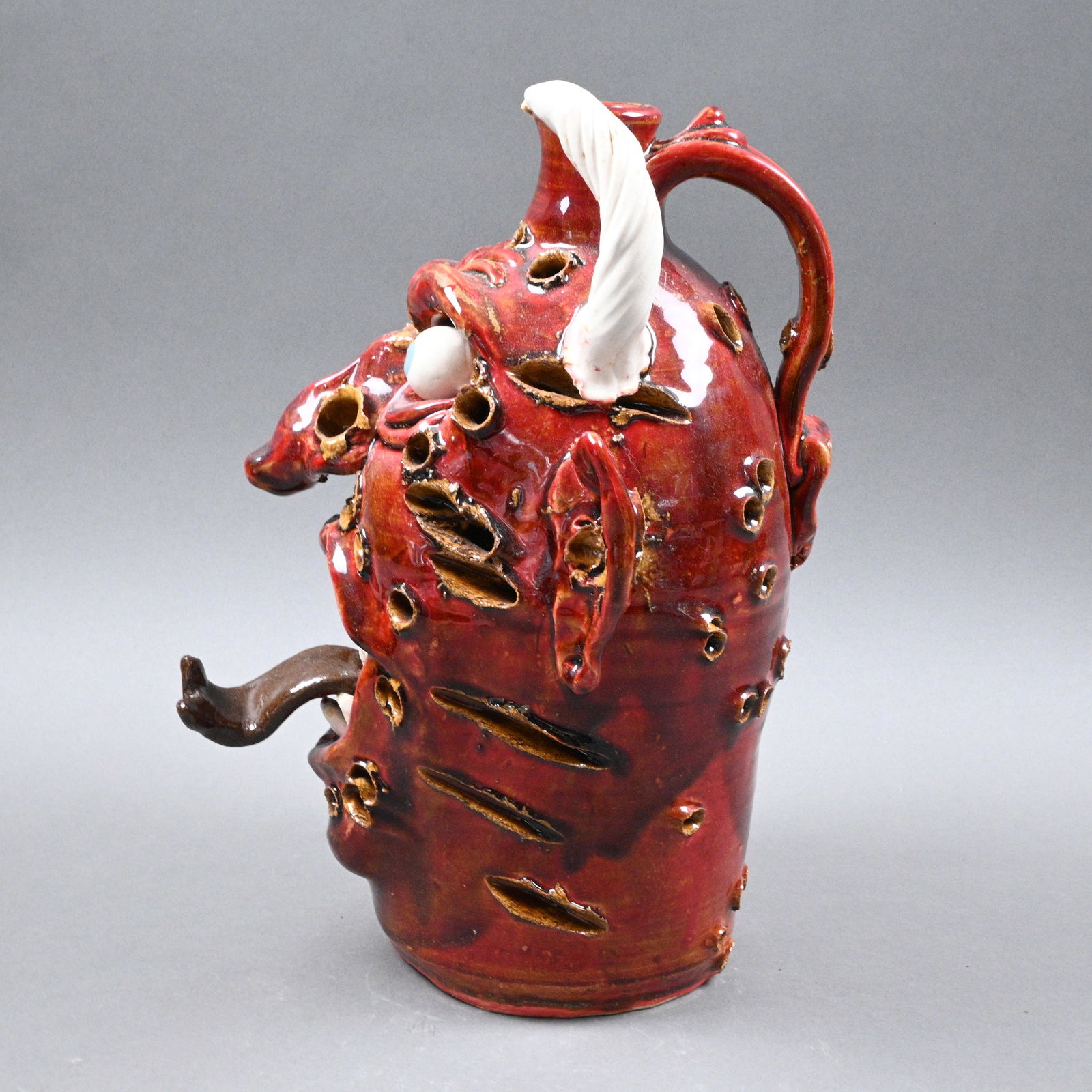 Freeman Loughridge. Devil Face Jug - 2