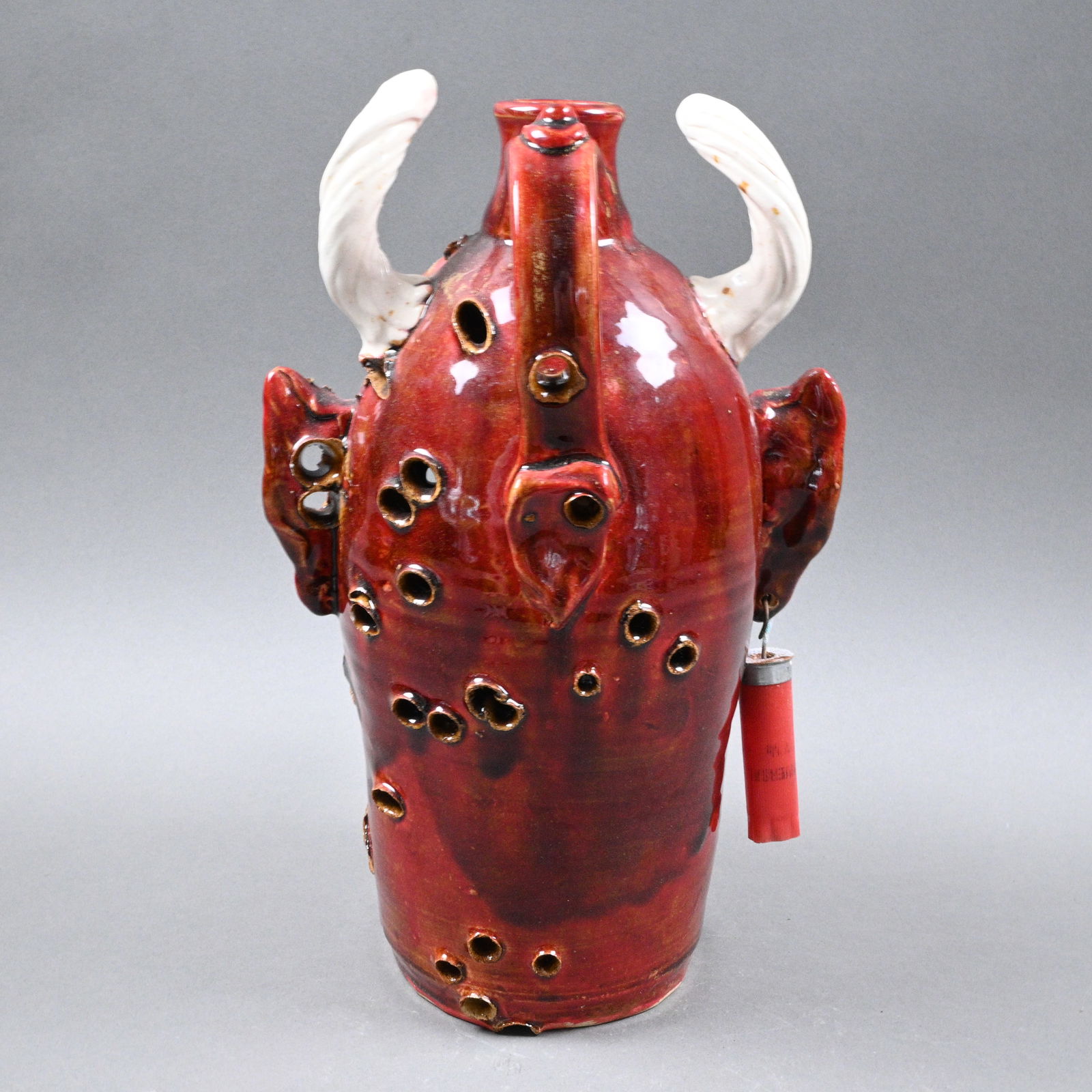 Freeman Loughridge. Devil Face Jug - 3