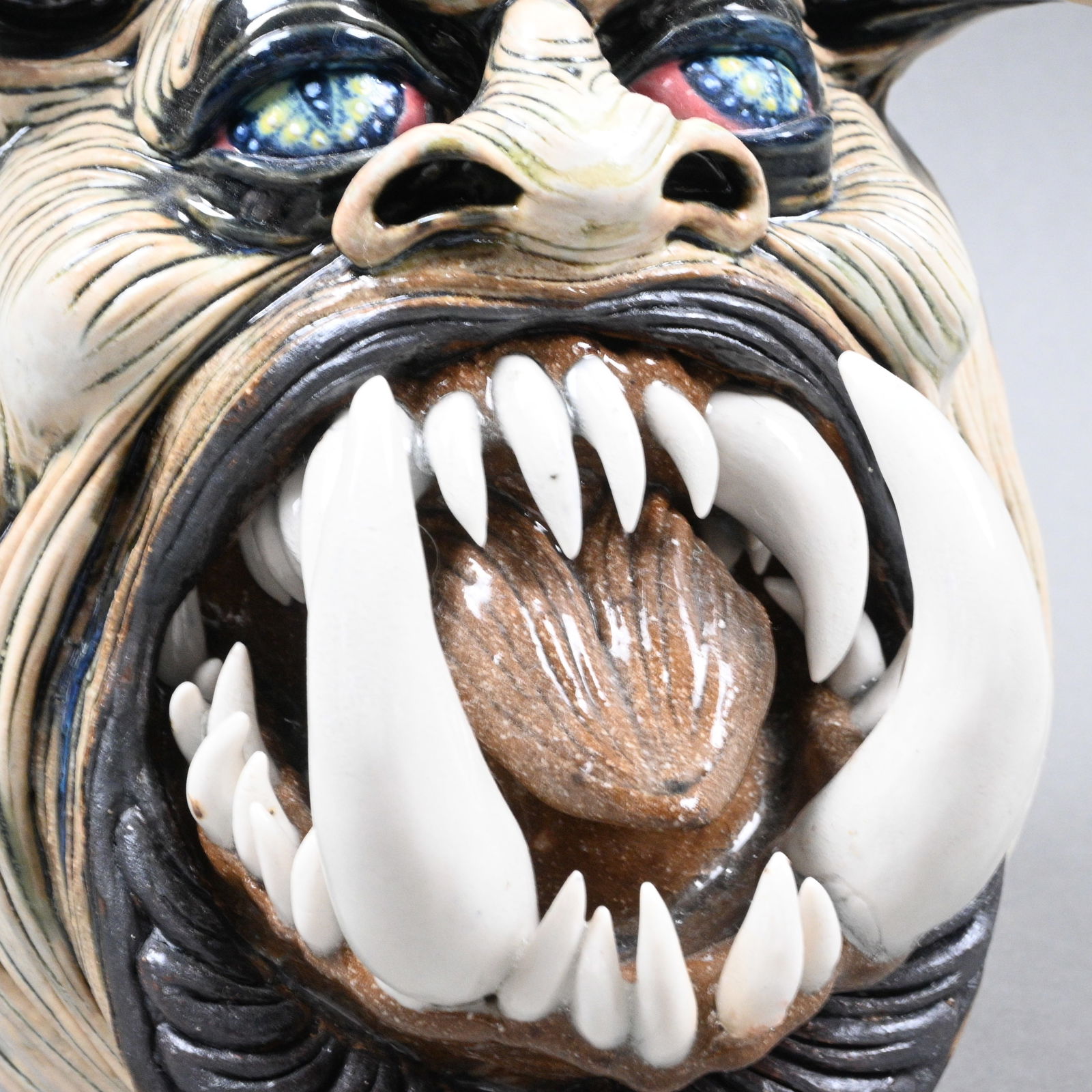 Ron Dahline. Creature Face Jug - 5