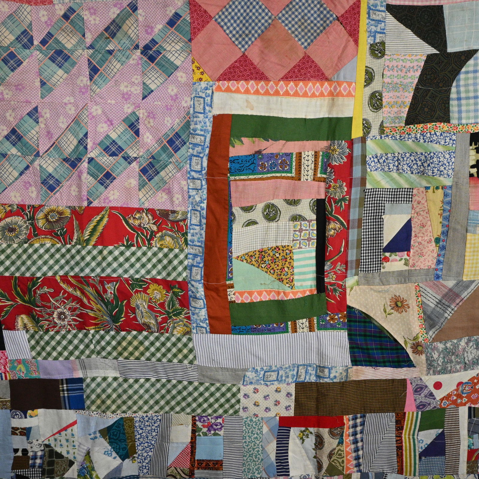 Double-sided Patchwork Folk Quilt - 5