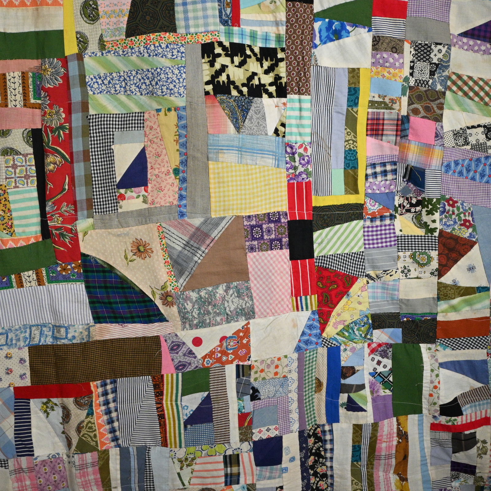 Double-sided Patchwork Folk Quilt - 6