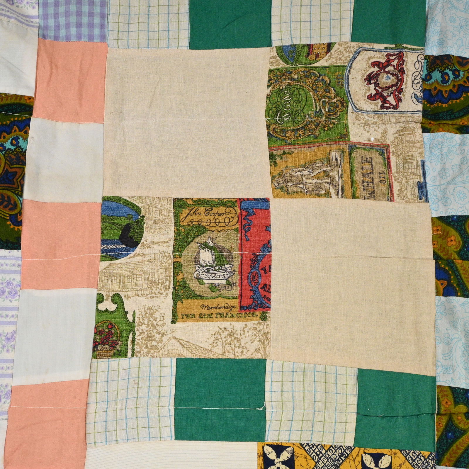 Double-sided Patchwork Folk Quilt - 8
