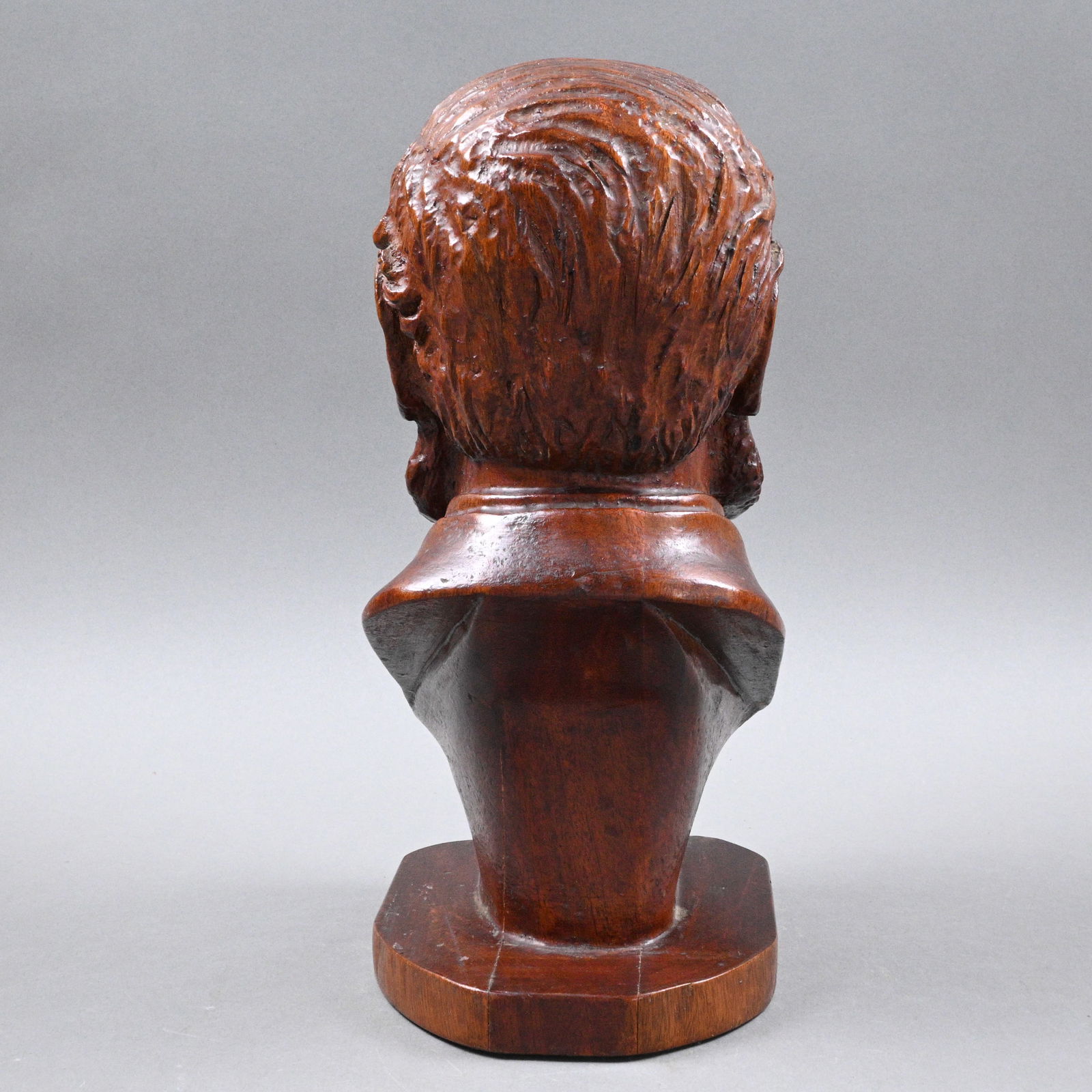 Robert E. Lee Wooden Bust - 3