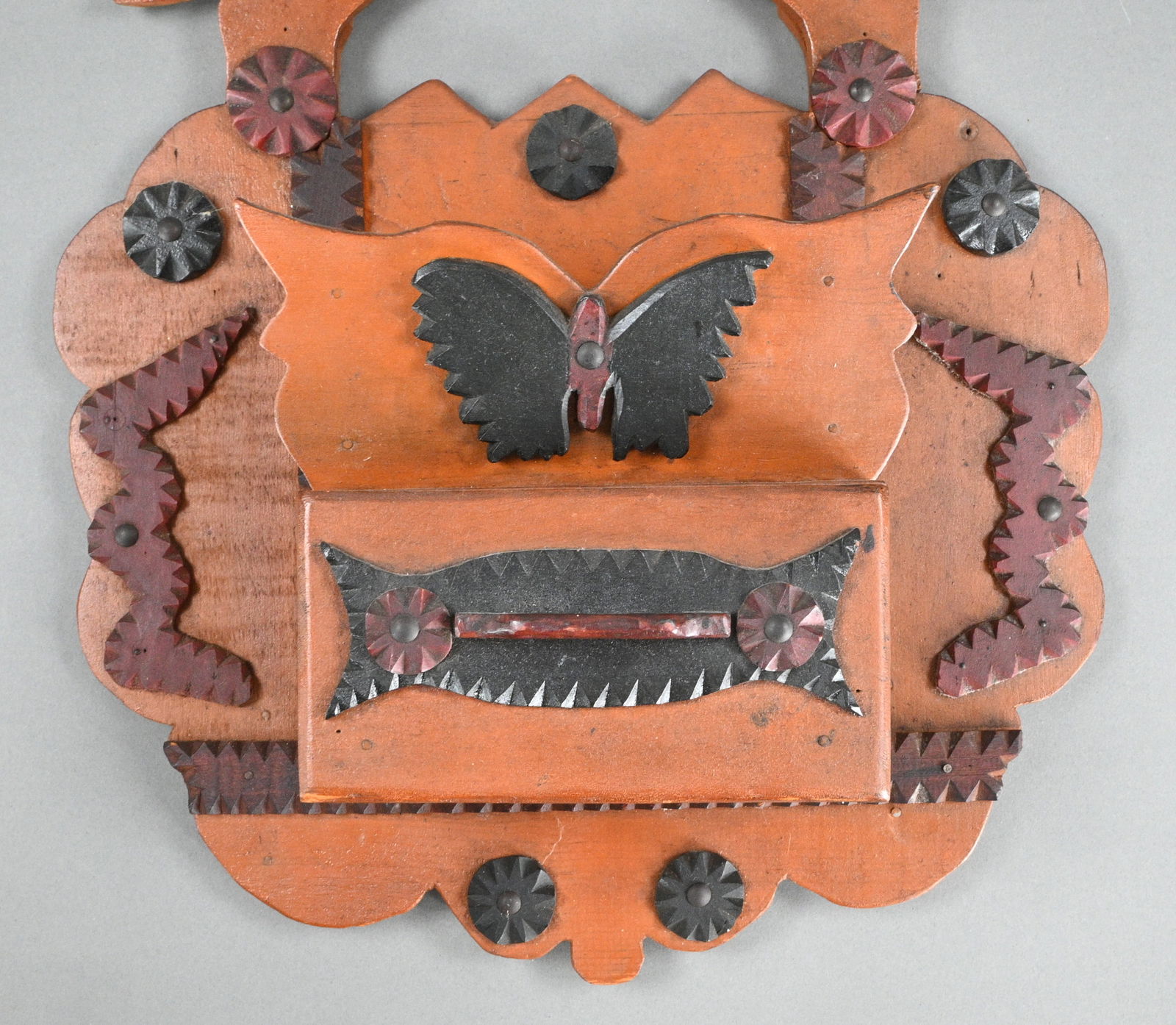 Tramp Art Wall Box - 3