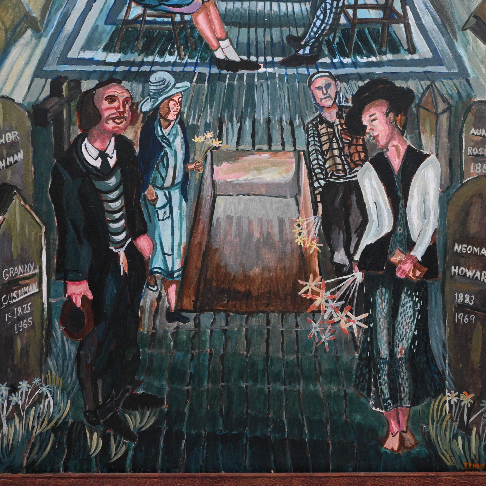 Elmo Howard. Funeral Scene - 5