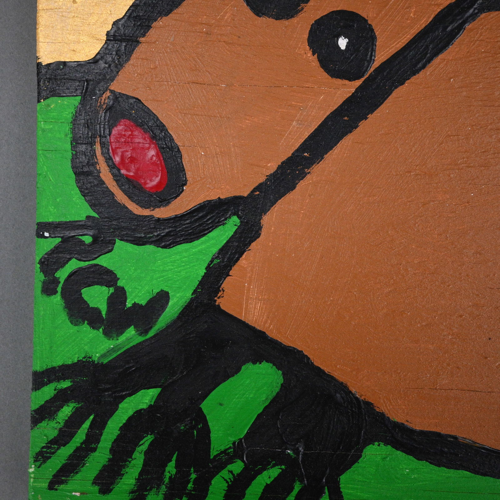 Ruby Williams. Step Off My Back Painting - 2