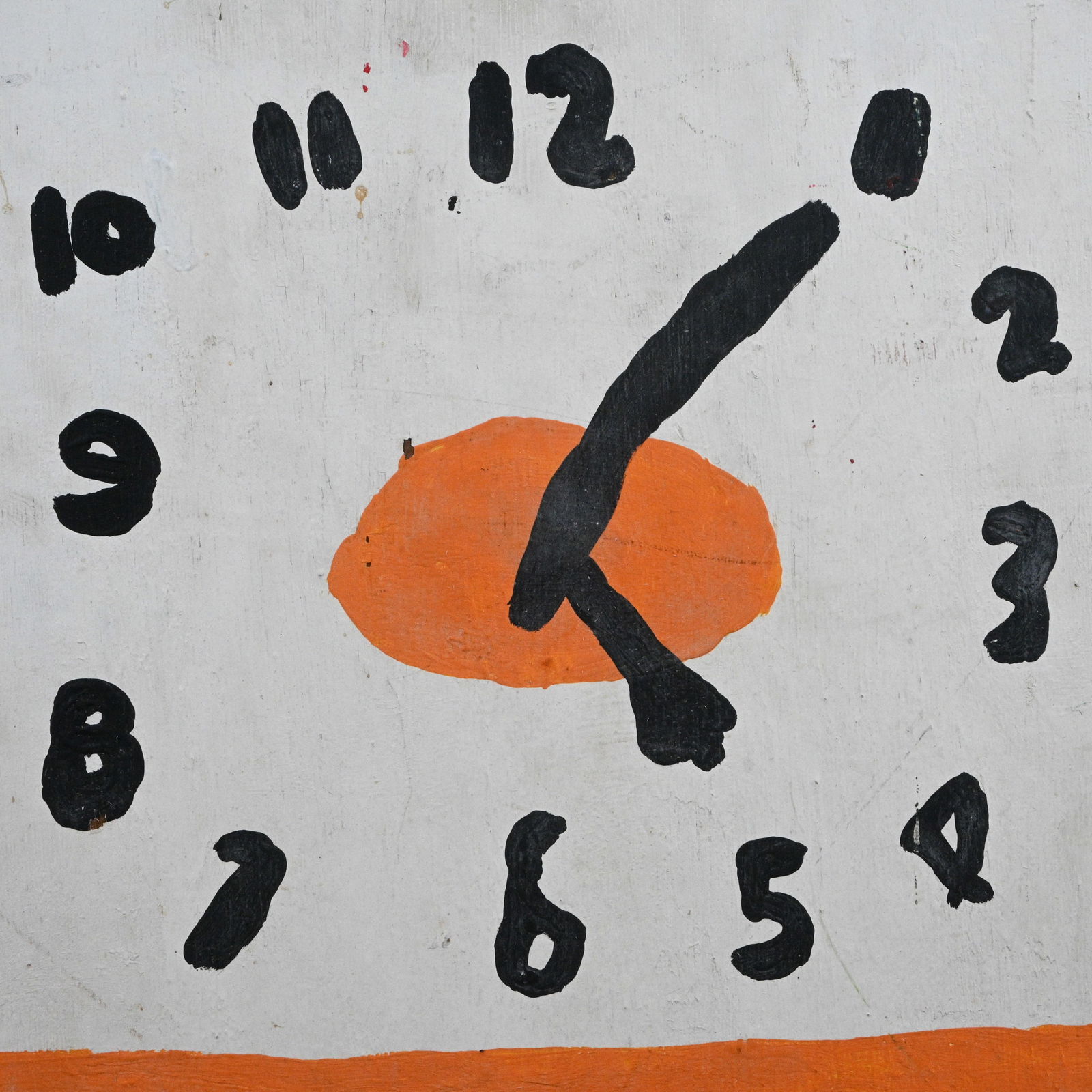 Jake McCord. Painted Clock - 2