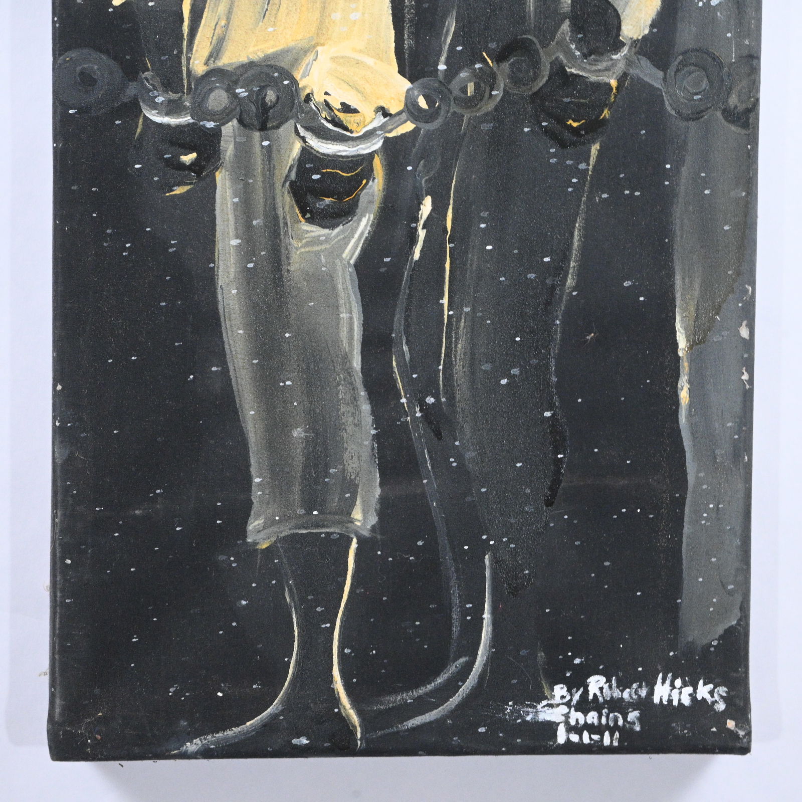 Robert Hicks. Chains Painting - 4