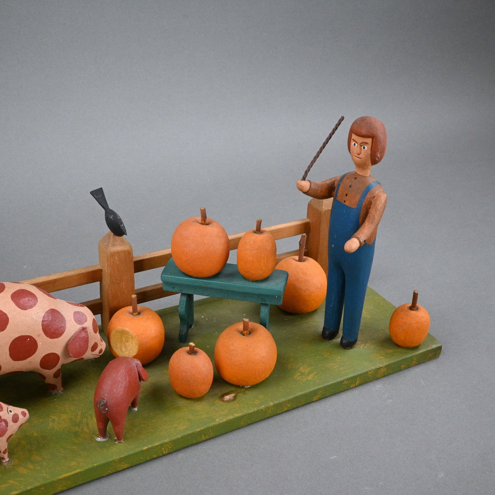 Carlton. Pumpkin Patch with Spotted Hogs - 2