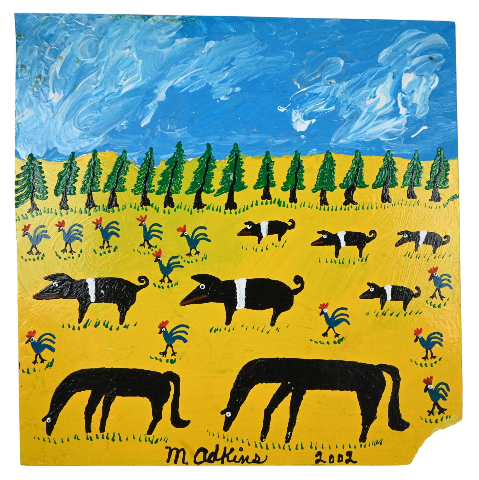 Minnie Adkins. Painting (1 of 4)