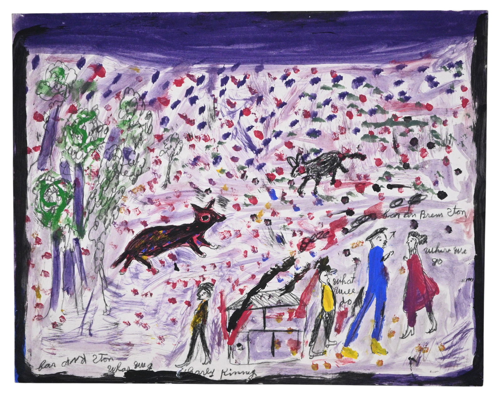 Charley Kinney. House & Forest Fire (1 of 5)