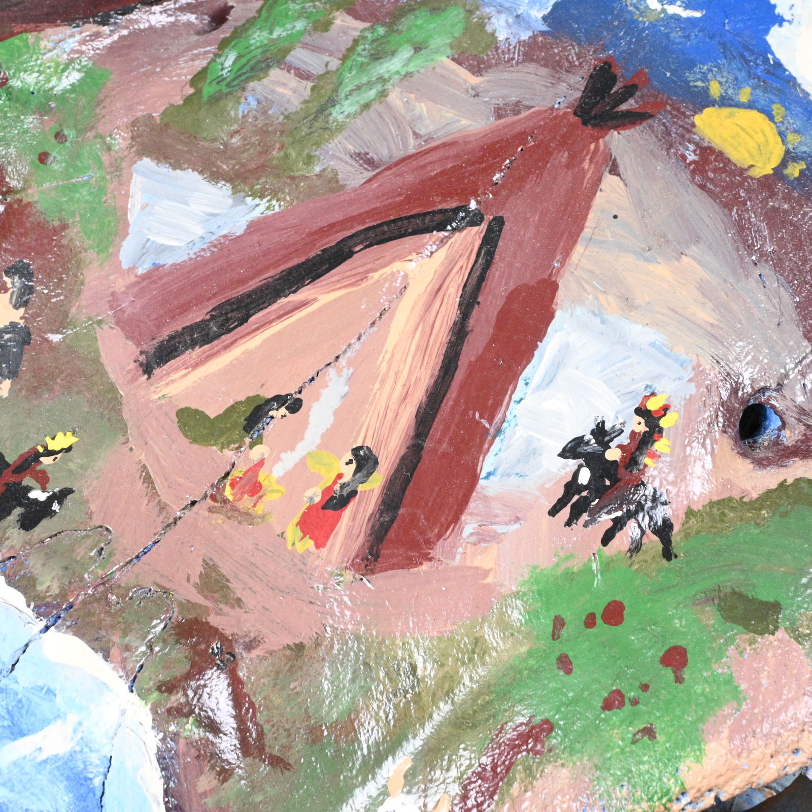 Sharon Cooper. Painted Skull - 4