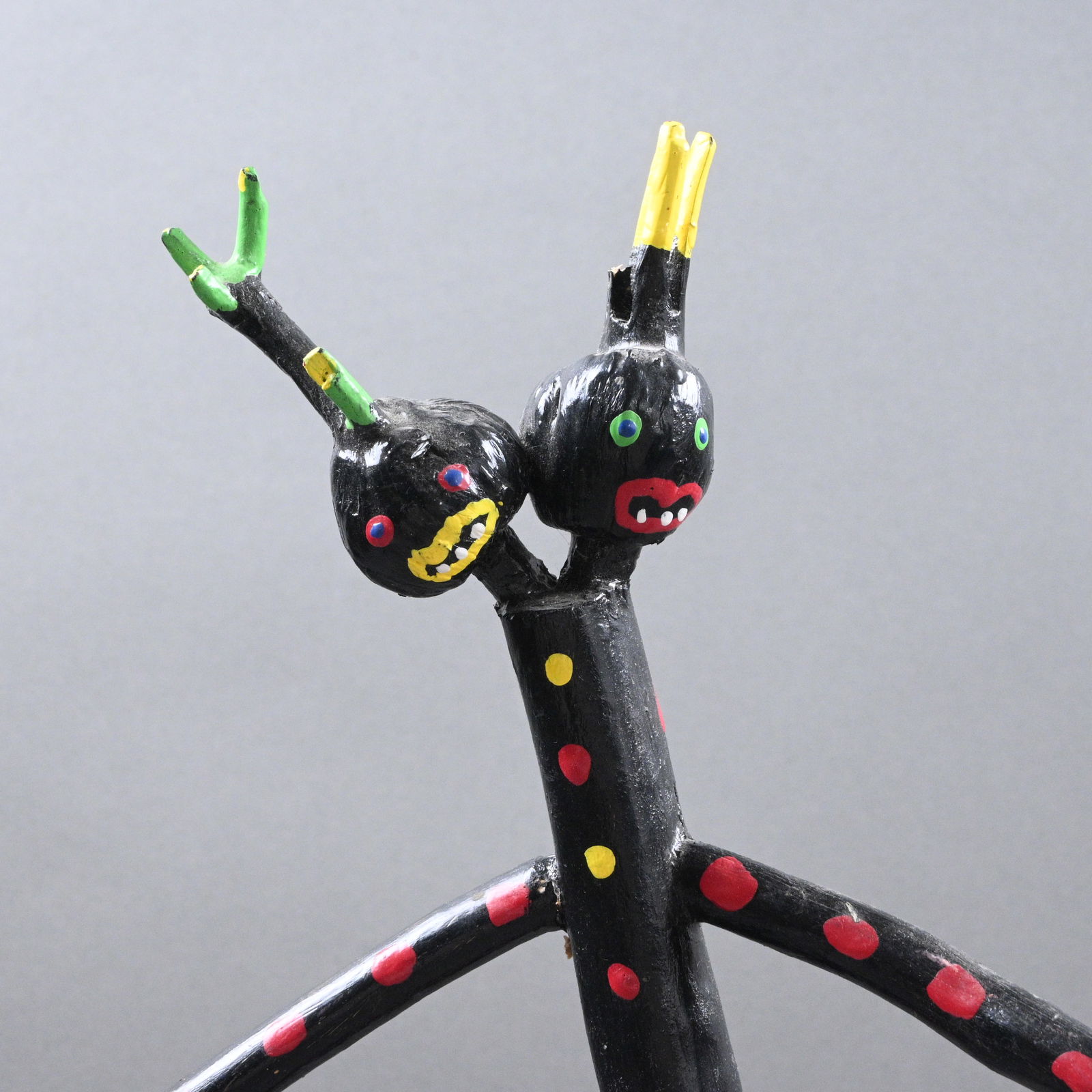 Bill Barker. Double Headed Devil Figure - 5