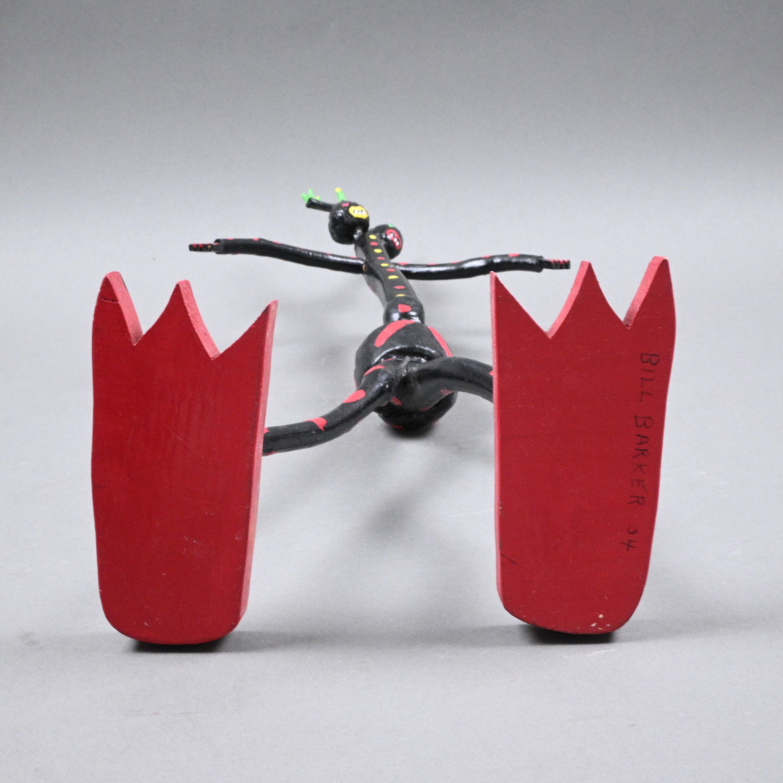 Bill Barker. Double Headed Devil Figure - 6