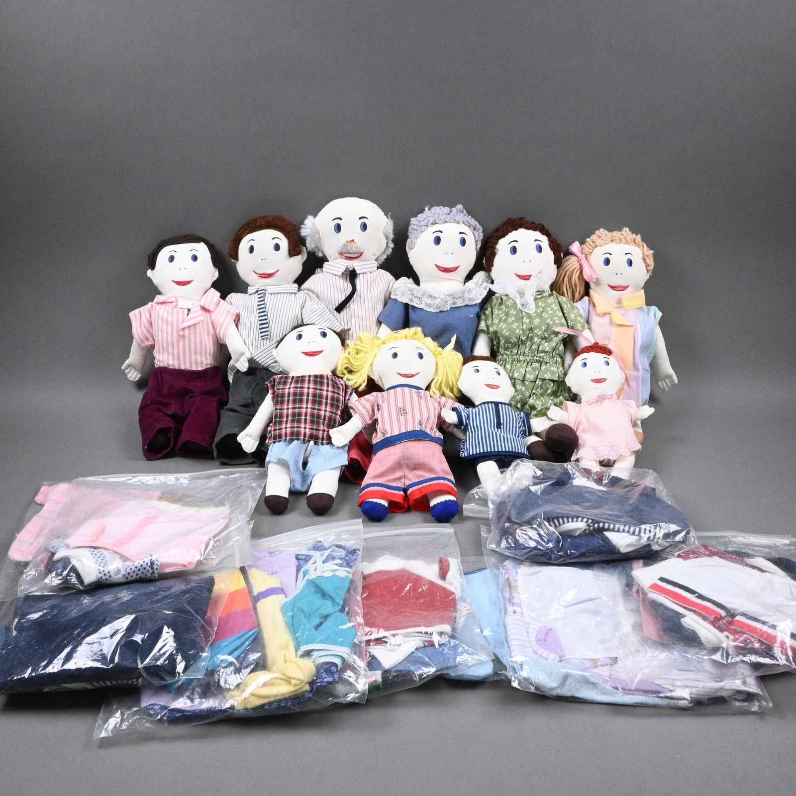 Ten Anatomically Correct Cloth Dolls - 2