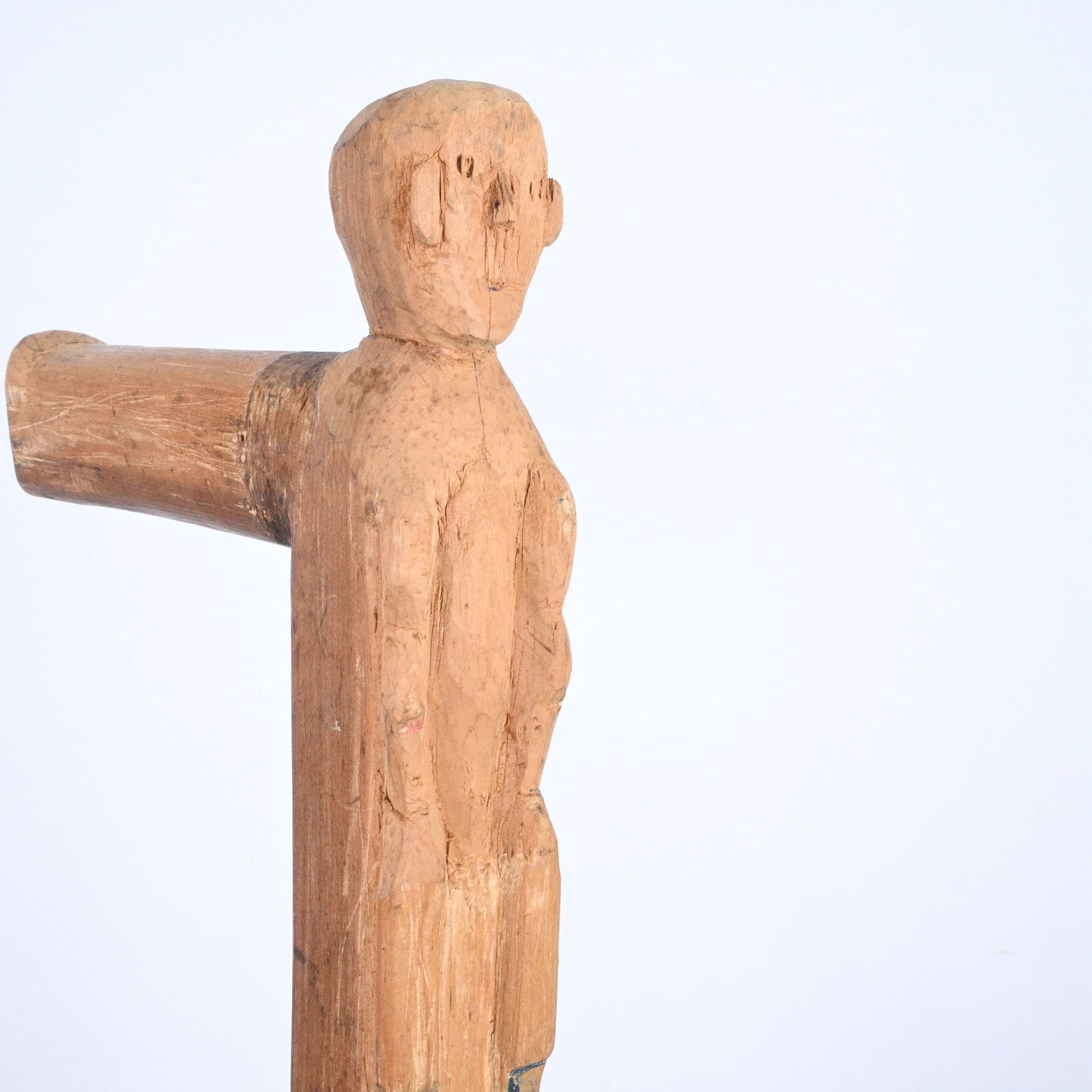 Carved Figural Marble Whimsy Cane - 6