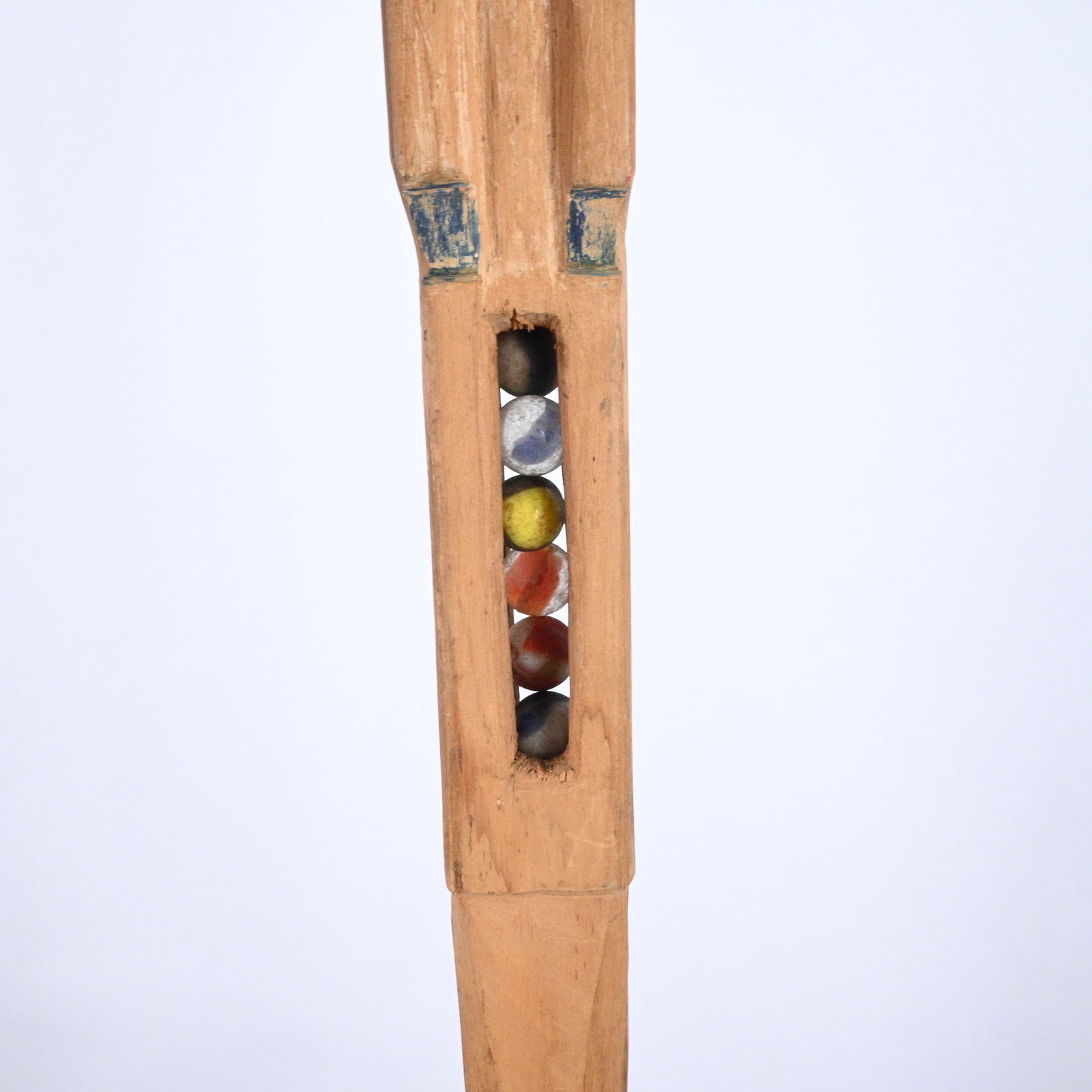 Carved Figural Marble Whimsy Cane - 7