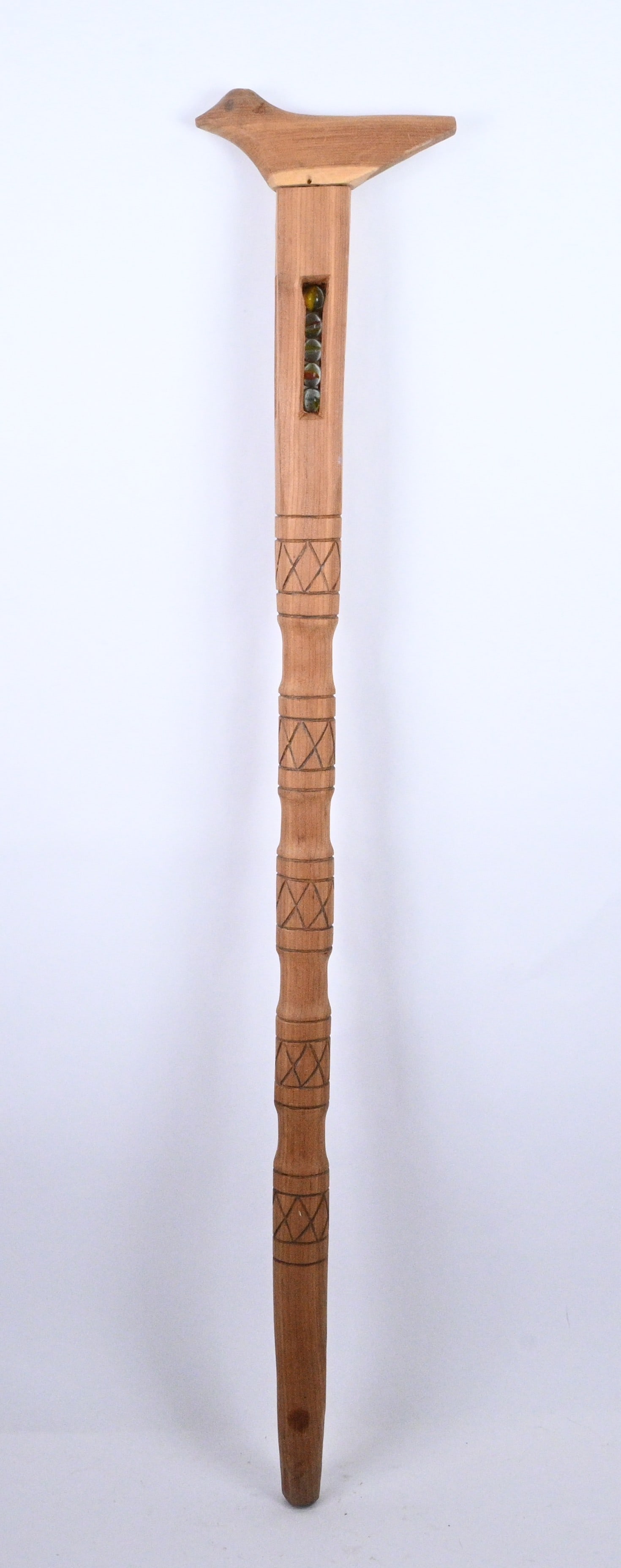 Baker Riddle. Carved Whimsy Cane - 2